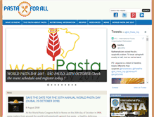 Tablet Screenshot of pastaforall.info